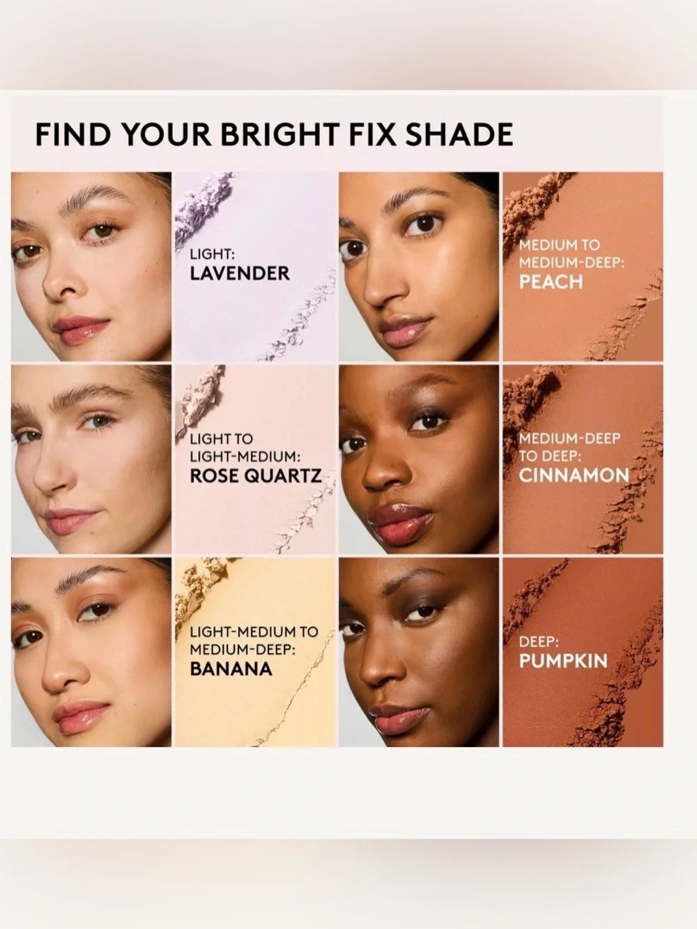 Fenty Beauty PEACH Brightfix Compact - Warm Peach Tan